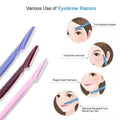 Eyebrow Razor Trimmer for Women with Safety Cover - Pack of 3 - view 3