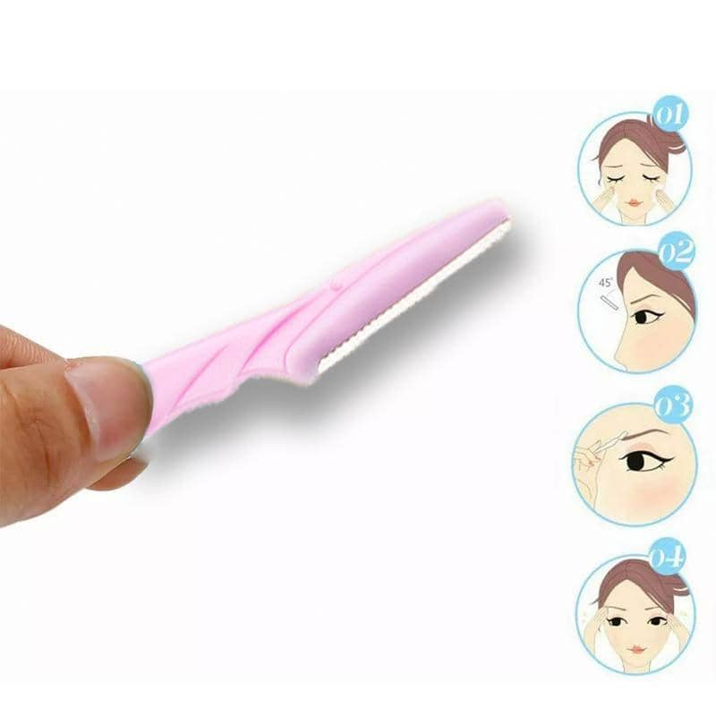 Eyebrow Razor Trimmer for Women with Safety Cover - Pack of 3 - view 5