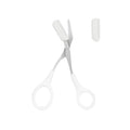 Eyebrow Trimmer Grooming Scissors with Comb for Brows and Lashes - White