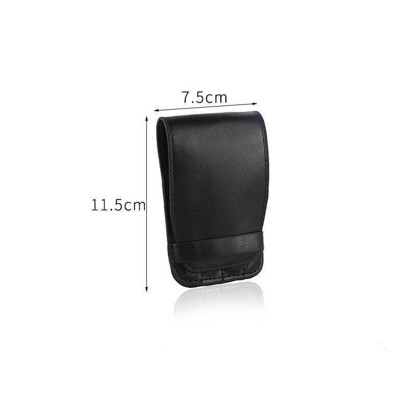 Eyebrow Tweezers Set with Leather Pouch, 4 Pieces - view 3