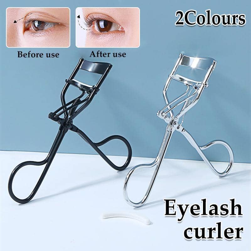 Eyelash Curler, Professional Handle Makeup Tool - Silver - view 2
