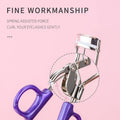 Eyelash Curler with Silicone Pad - Silver and Purple - view 5