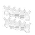 Eyelash Lift Perm Y-Comb Brushes, Pack of 10 - Clear