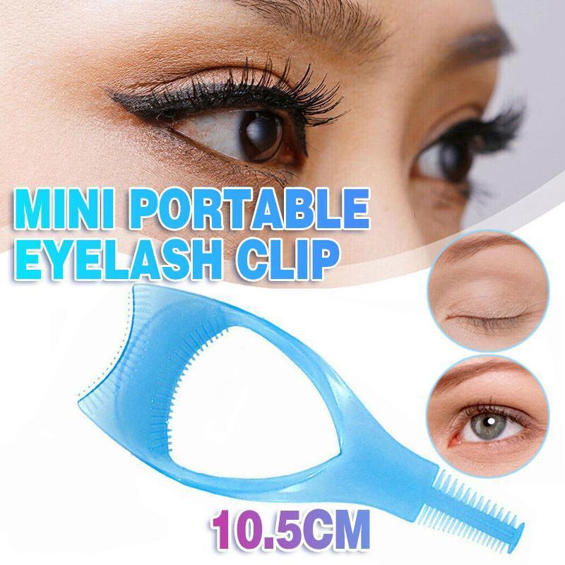 Eyelash Mascara Guard and Comb Tool, 3-In-1 - Blue