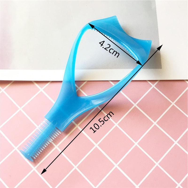 Eyelash Mascara Guard and Comb Tool, 3-In-1 - Blue - view 3