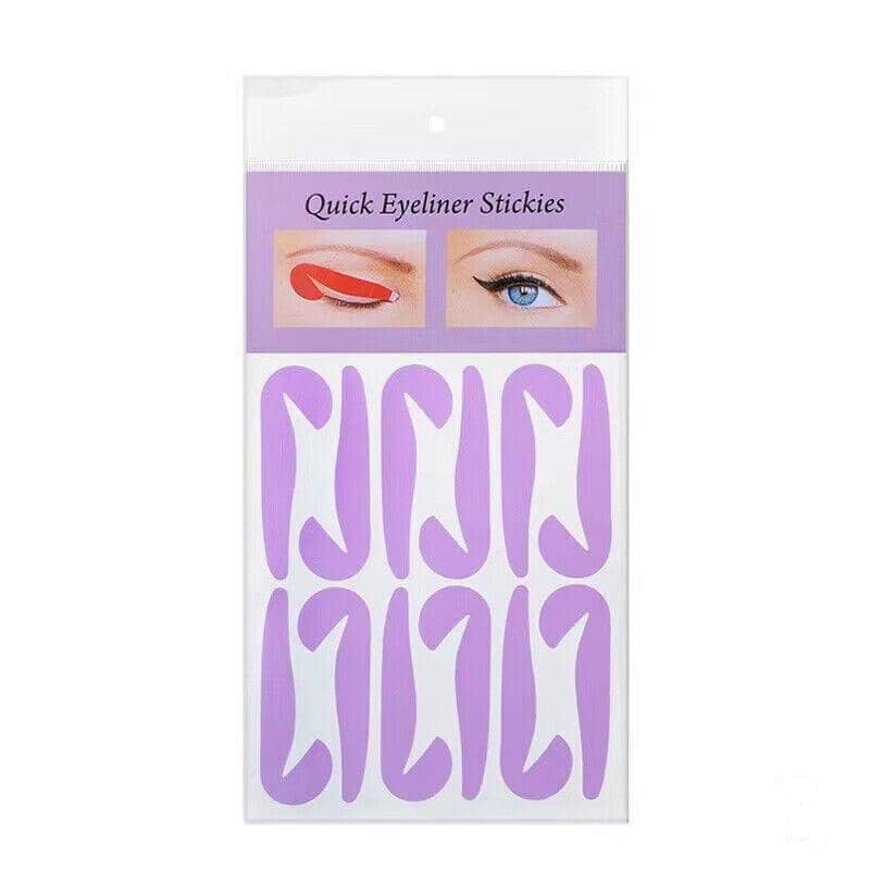 Eyeliner and Eyeshadow Stencil Set Fox Template Non-Woven - Model B, Pack of 4