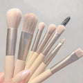 Eyeshadow Brush Set with Storage Bag, 8 Brushes - Pink - view 5