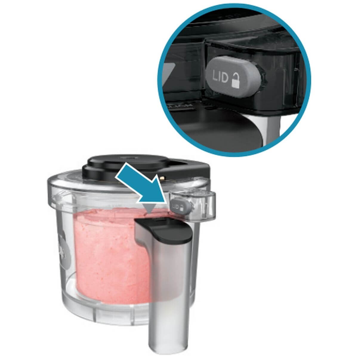 Ninja Creami Ice Cream Maker - Seven Programs - 800W - Three 470ml Tubs - Pink - NC302PKANZ