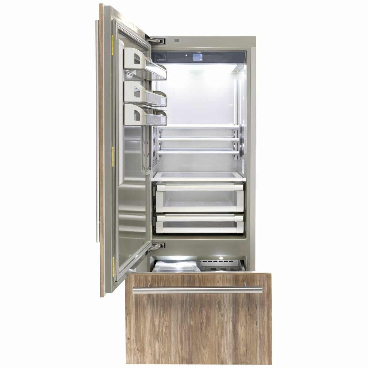 Fhiaba 75cm Integrated Fridge Freezer with Trimode Drawer - Left Hinge, Total No Frost - S7490TST3I