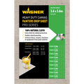 Wagner Heavy Duty Canvas Drop Sheet 3.65 x 3.65m Tear Resistant - SuperSaverAU - view 1