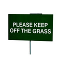 Sandleford Keep Off the Grass Sign - 210mm - Green - Portable - SuperSaverAU - view 1