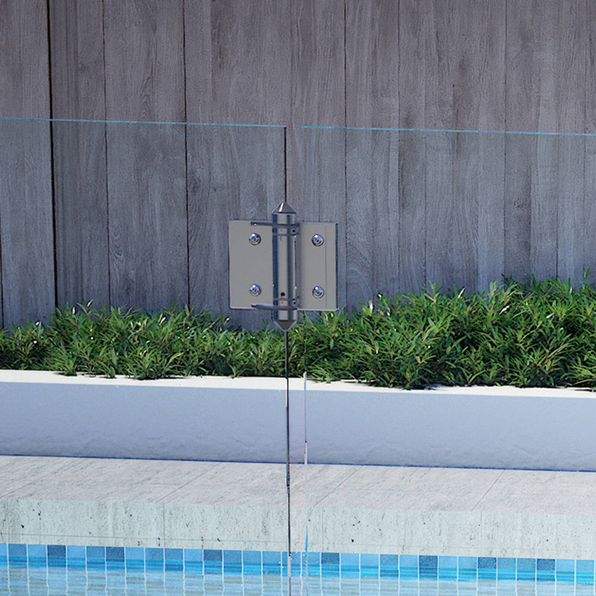 Protectoral Glass to Glass Hinge Set - 50mm - 316 Stainless Steel - Easy Install - SuperSaverAU - view 2