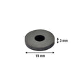 Everhang 19mm Ceramic Donut Magnet - 6 Pack - Lightweight - Strong - SuperSaverAU - view 2