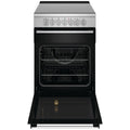 Westinghouse 60cm Electric Freestanding Oven - 80L, Separate Grill, Ceramic Cooktop - WFE642SCB