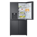 LG 637L French Door Fridge - Ice and Water, Matte Black, Inverter Linear Compressor - GF-L700MBL