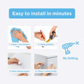 Perma Child Safety 18cm Adhesive Flexi Locks 4 Pack - Plastic - Childproof - SuperSaverAU - view 5