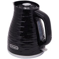 Westinghouse Kettle and Toaster Pack - 1.7L Rapid Boil Kettle, 4 Slice Toaster, Black Silver - WHKTPK14K