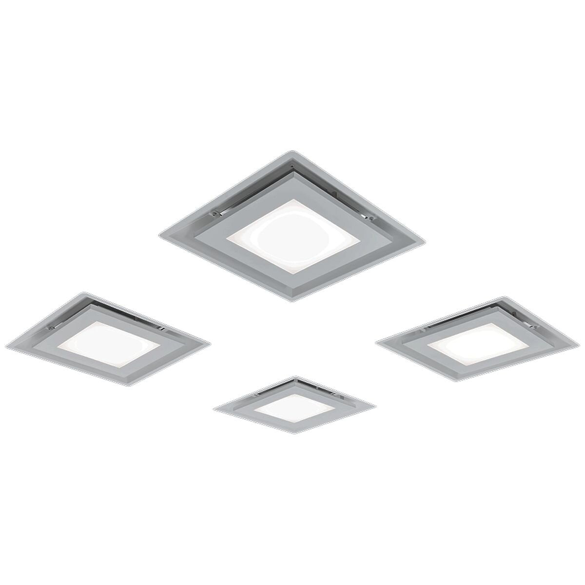 Schweigen Silent Modular Cassette Rangehood - 3200m³/h, 4 Filters, Stainless Steel - CC-PARA4SEPAK