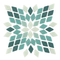Mandala Art Real Teal Diamond Mosaic Tiles - 12mm x 20mm - Matte Finish - Smooth Edges - Indoor/Outdoor Use - SuperSaverAU - view 2