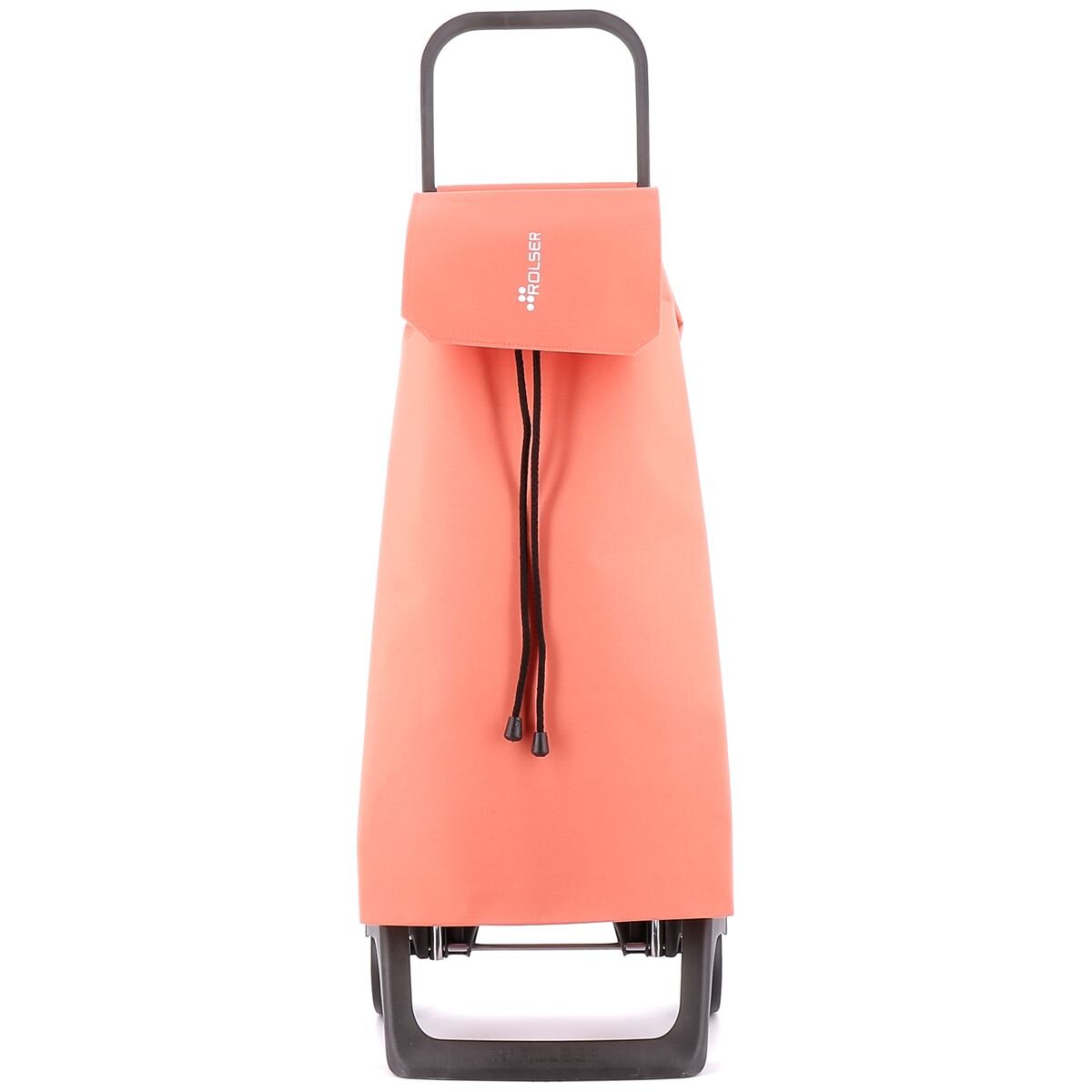 Rolser Jet LN Joy 2 wheel folding trolley - Coral pink - Lightweight aluminium chassis - R-JET001-1051