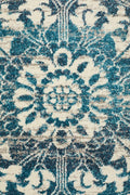 Rug Culture Babylon Medium Rug 230x160cm - Blue Polypropylene, Jute Weft Backing - BLN207BLUE230X160
