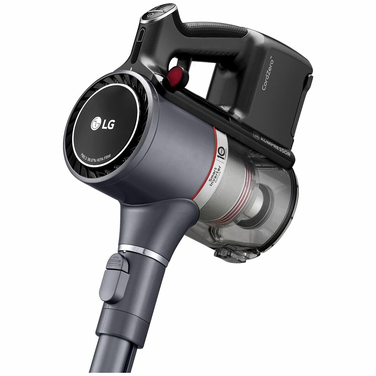 LG Cordless Stick Vacuum - Dual PowerPack - Power Drive Mop - Washable Filters - A9K-AQUA