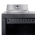 Artusi Built-In Electric BBQ - Removable Cast Iron Grill Plates, Grease Management - ABBQMEE3