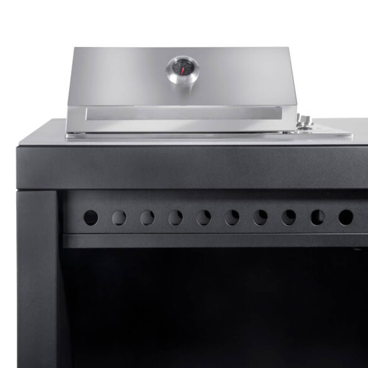 Artusi Built-In Electric BBQ - Removable Cast Iron Grill Plates, Grease Management - ABBQMEE3
