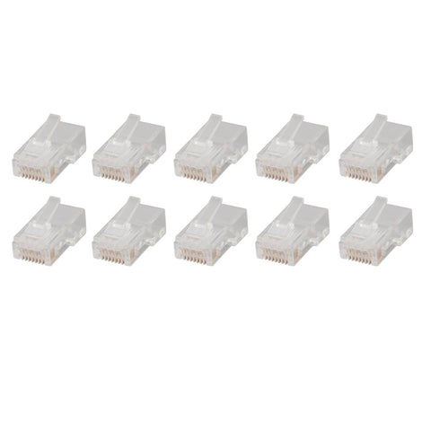 Antsig RJ45 Connectors - Cat5 Cable - 10 Pack - Polycarbonate - Durable - SuperSaverAU - view 1