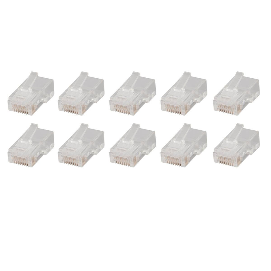 Antsig RJ45 Connectors - Cat5 Cable - 10 Pack - Polycarbonate - Durable - SuperSaverAU - view 1