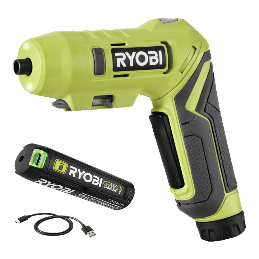 Ryobi USB Lithium Twist Grip Screwdriver 2Ah Kit - 152mm x 44mm x 164mm - LED Light - Adjustable Handle - SuperSaverAU - view 1
