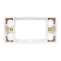 HPM Intermediate Architrave Mounting Block, 52mm 24mm Deep White Plastic CD150WE