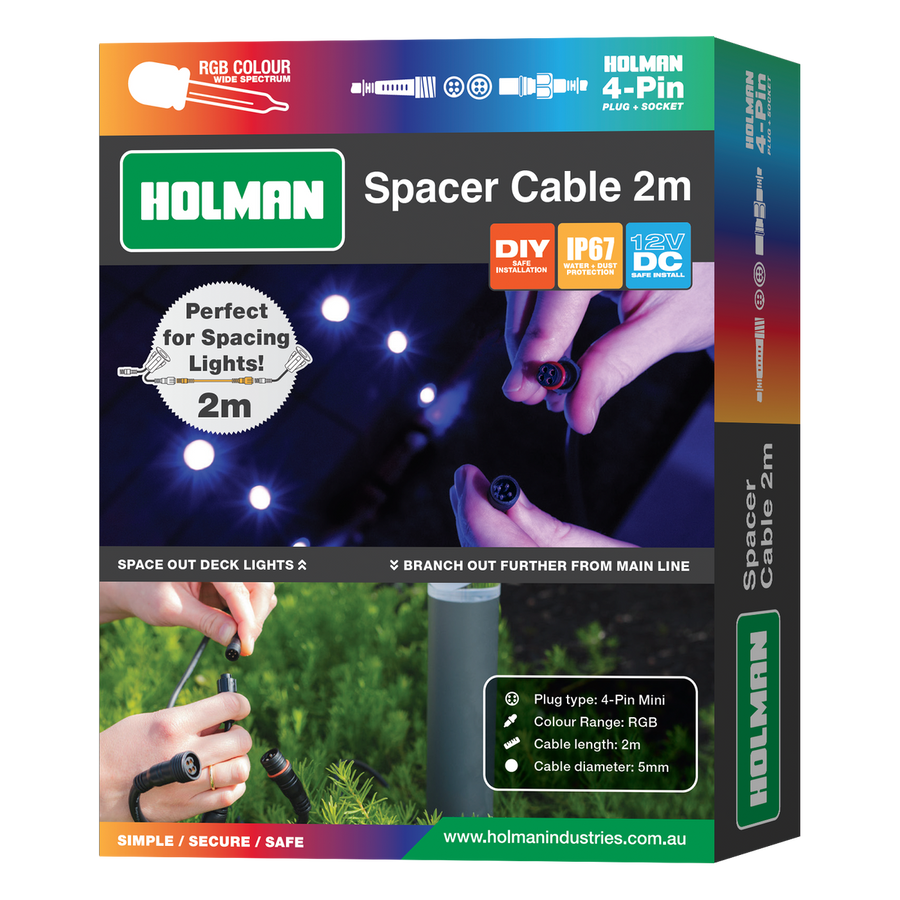 Holman RGB Colour Connection Tee - 100mm - Weather Resistant - Outdoor Use - SuperSaverAU - view 1