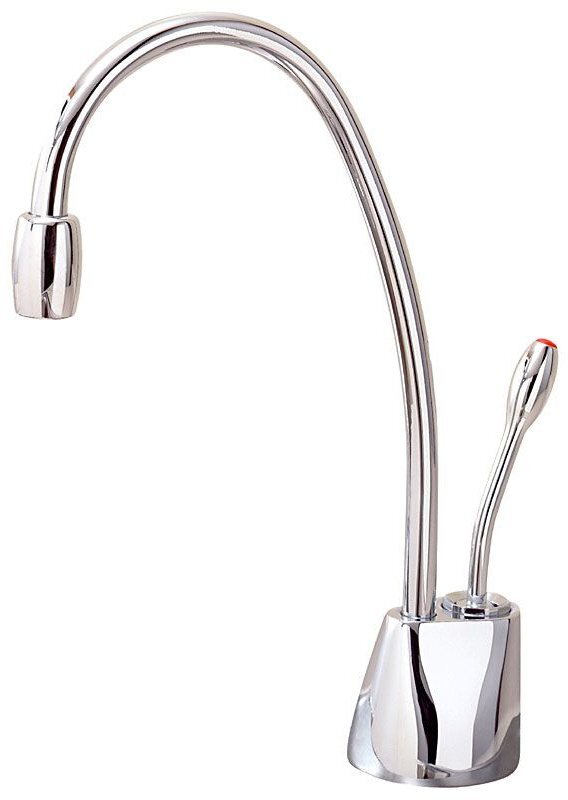 InSinkErator Steaming Hot Filtered Water Tap - 2.5L Tank - Swivel Gooseneck Spout - Chrome - GN1100