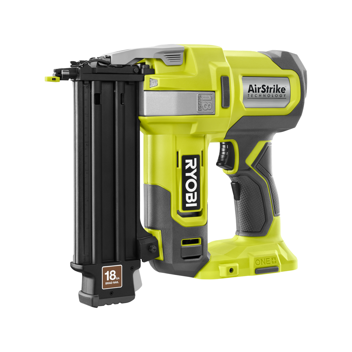 Ryobi 18V ONE+ 18GA Brad Nailer Tool Only - 105 Capacity - Airstrike Technology - SuperSaverAU - view 1