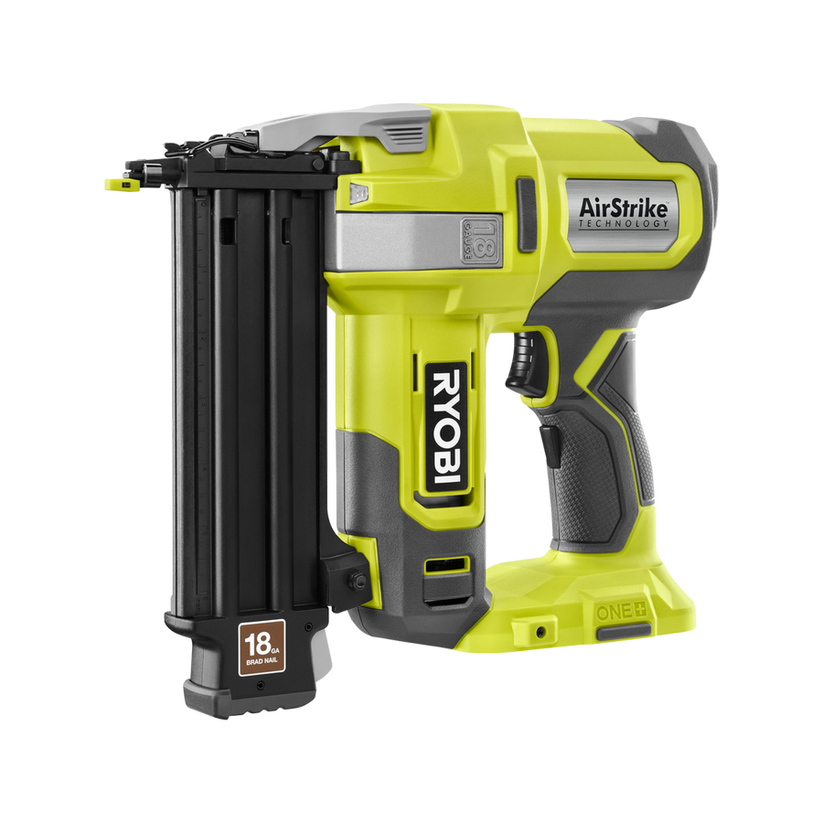 Ryobi 18V ONE+ 18GA Brad Nailer Tool Only - 105 Capacity - Airstrike Technology - SuperSaverAU - view 1