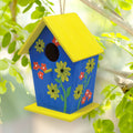 Boyle Timber Birdhouse Paint Kit, Decorate-Your-Own Plywood Craft Set with Paints