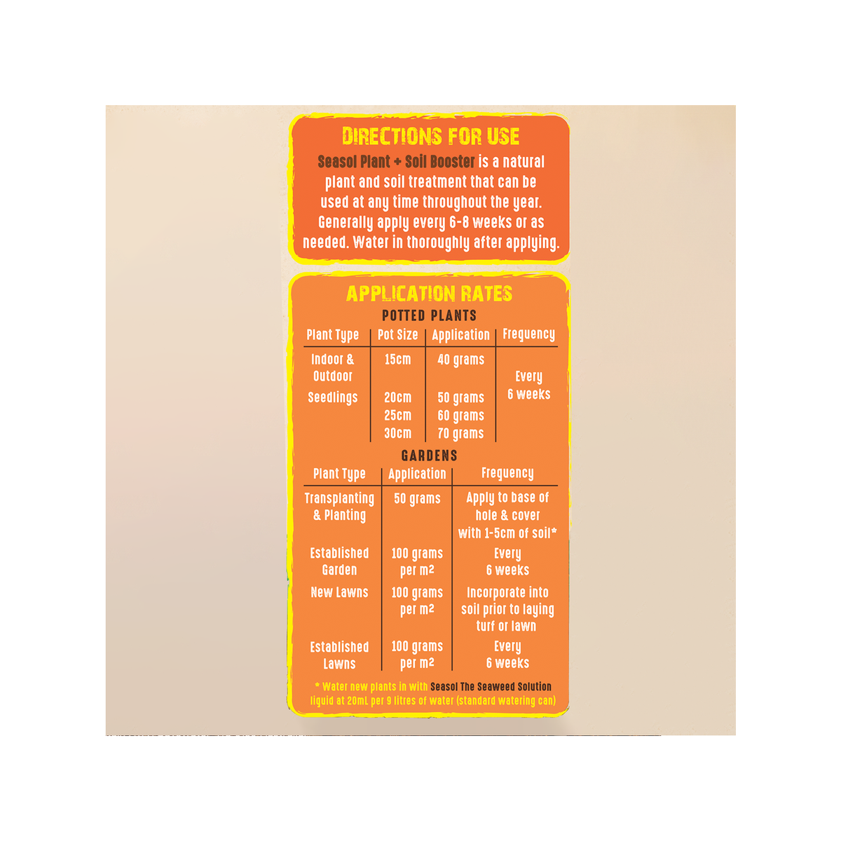 Seasol Plant Soil Booster 4kg - Granular - 227mm x 430mm x 100mm - SuperSaverAU - view 2