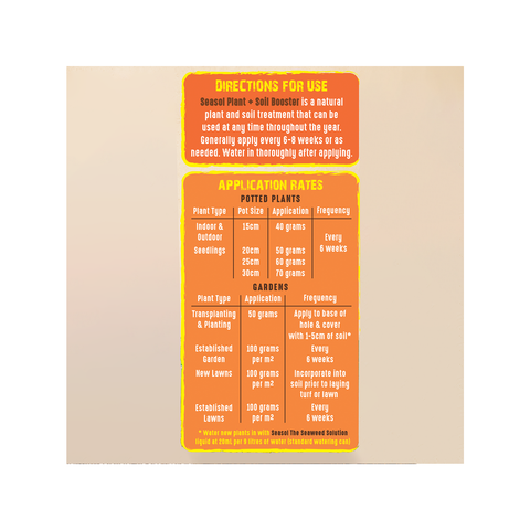 Seasol Plant + Soil Booster 4kg Granular Time-Release Fertiliser