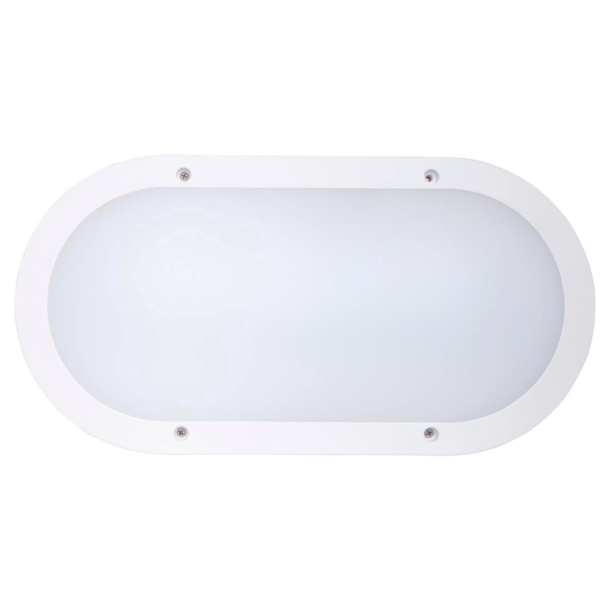 Hpm Elliptica Oval LED Bunker Light - 15W - 1420 Lumens - White - IP65 - SuperSaverAU - view 1