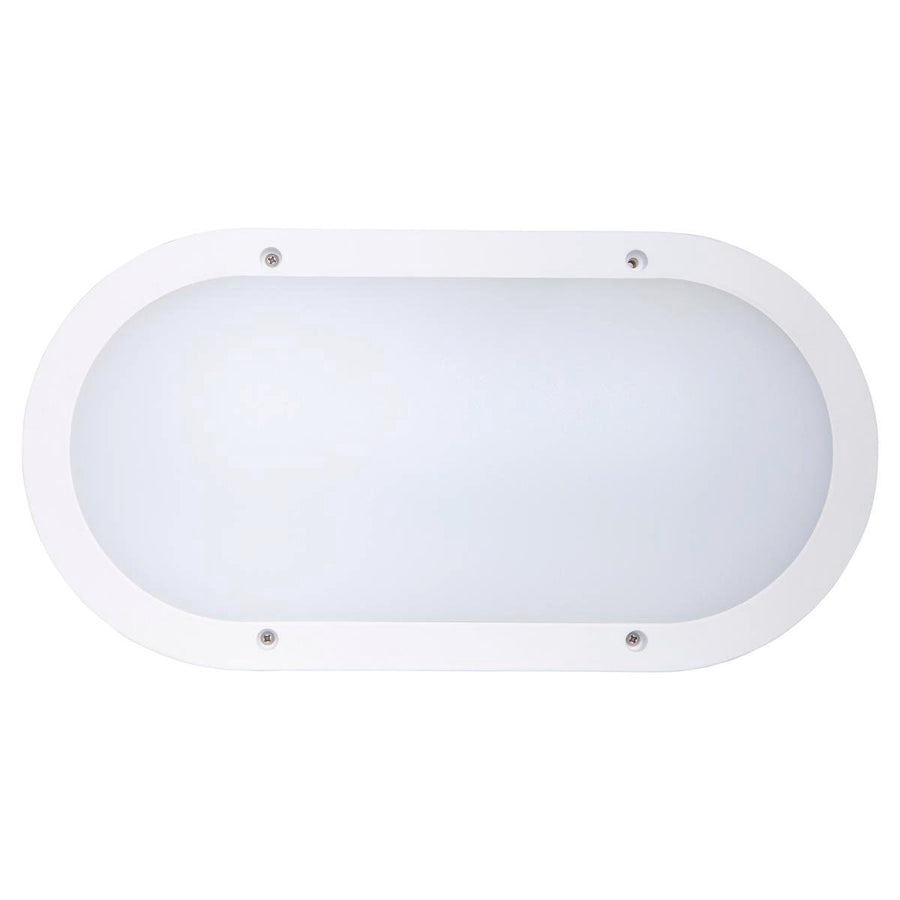 Hpm Elliptica Oval LED Bunker Light - 15W - 1420 Lumens - White - IP65 - SuperSaverAU - view 1