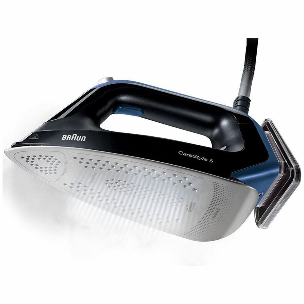 Braun CareStyle 5 steam generator iron - 2400W, 2L tank, 120g/min steam, black and blue - IS5145BK