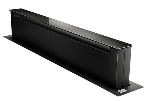 Elica 90cm Pandora Downdraft Rangehood - Black Fascia, 800m³/h, Touch Controls - PANDORABLF90