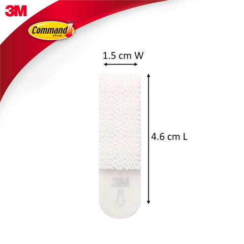 Command Small White Adhesive Picture Hanging Strips, 4 Pack