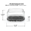 Slipstick Clear Sleeve Rectangle Outdoor Berber 21x58mm - 8 Pack - Weatherproof - SuperSaverAU - view 2