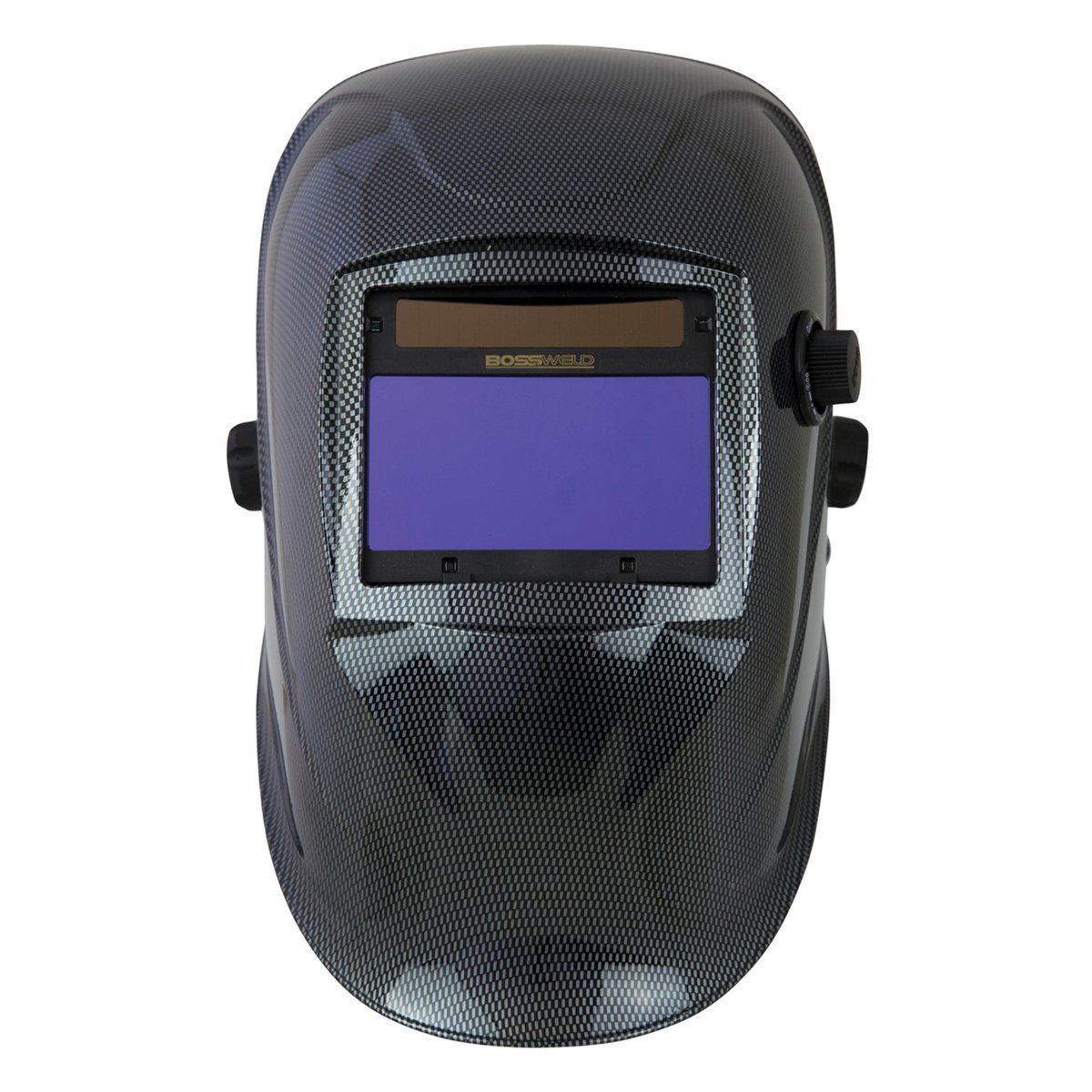 Bossweld Carbon Welding Helmet 5-8/9-13 100x53mm Auto-Darkening - SuperSaverAU - view 4