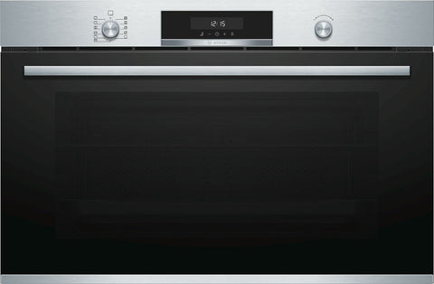 Bosch 90cm Series 6 Pyrolytic Built-In Oven - 112L Stainless Steel - Rapid Heat-Up - VBD578FS0