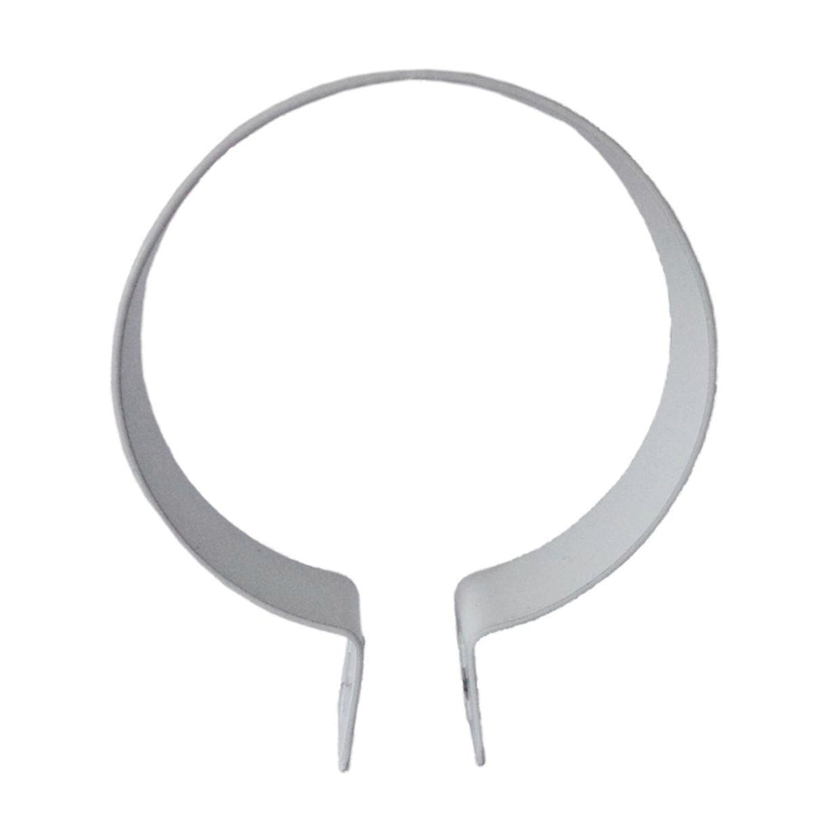 Kinetic Pipe Saddle Clips 90mm 2 Pack Iron White Secure Plumbing - SuperSaverAU - view 1