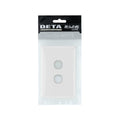 DETA S-Line Series 2 Aperture Wall Plate Polycarbonate 6362PB