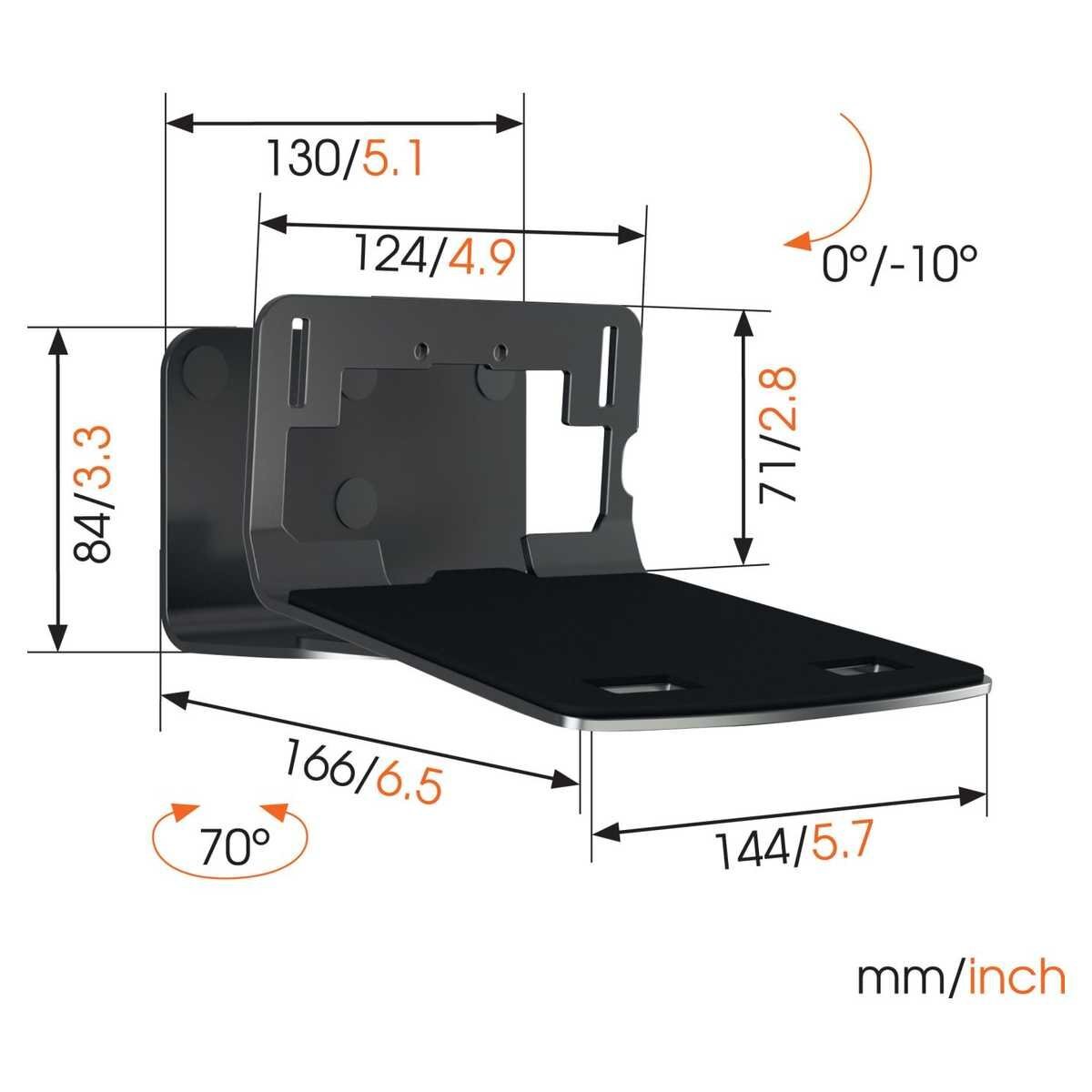 Vogel's speaker bracket - White finish - 5 year manufacturer warranty - Domestic use - SOUND3205W
